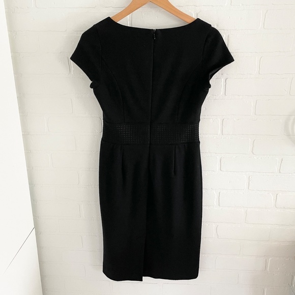 Banana Republic Y2K Mini Dress LBD Wool Business Casual Old money Minimalist 2 - Picture 11 of 15